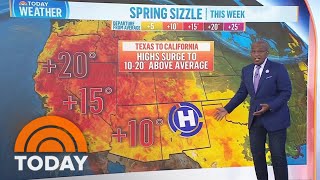 Heat wave expected to scorch parts of West and Southwest