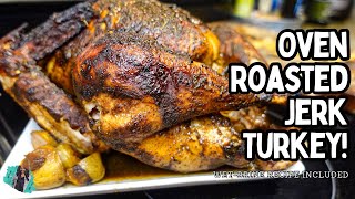 HOW TO MAKE THE JUICIEST OVEN ROASTED JERK TURKEY FOR THANKSGIVING | EASY BEGINNER FRIENDLY RECIPE!