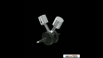 Introducing REV 60-802 engine.Well balanced crank for less vibrations with fork type connecting rods