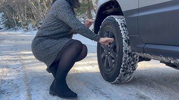 バリ山なんだけど5年目のスタッドレスタイヤは大丈夫かな？　中華製スタッドレスだし危ないかな？