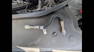 Diagnosing and repair a gas smell in a BMW