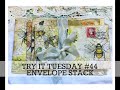 TRY IT TUESDAY #44  Envelope stack  (Bee Themed)