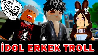 İDOL ERKEK OLUP KIZLARI TROLLEDİM Kavga Çıktı (Roblox Brookhaven Rp)