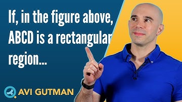 If, in the figure above, ABCD is a rectangular region DS34602.01