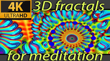 3D psychedelic figures and fractals in 4K, relaxation video. Stable Diffusion Deforum animation