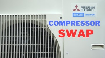 HVAC Mitsubishi Compressor replacement.