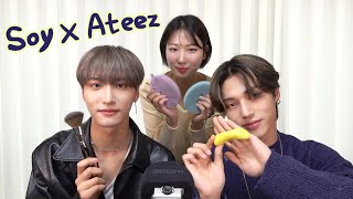 What if Kpop Idol learns ASMR? Soy X ATEEZ (Eng Sub)