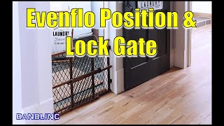 Best Position & Lock Adjustable Dog/Child Gate