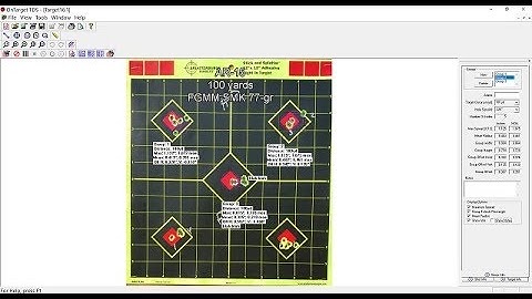 OnTarget Shot Group Calculator Demo / Review