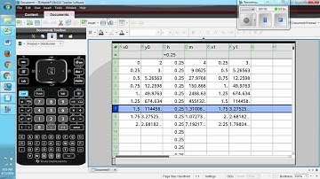 TI Nspire&Eulers Method
