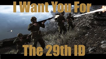 [29th ID] I Want You For The 29th ID