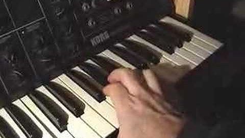 KORG MS 10 TUTORIAL 1: Poor man