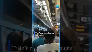 Viral Video: Fire Breaks Out In Metro Train Pantograph At Rajiv Chowk Station