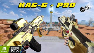 KAG6 + P90 22 kill random squad Blood strike max graphic rtx 2060