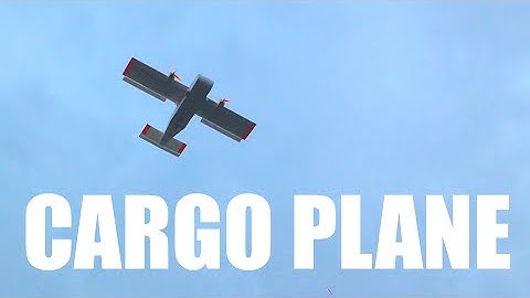 Scratch Built RC Cargo Plane