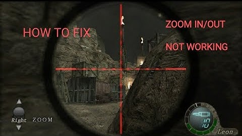 How to Fix Zoom in&out or stick controller not working in Resident Evil 4 /RE4 for Keyboard&Joystick
