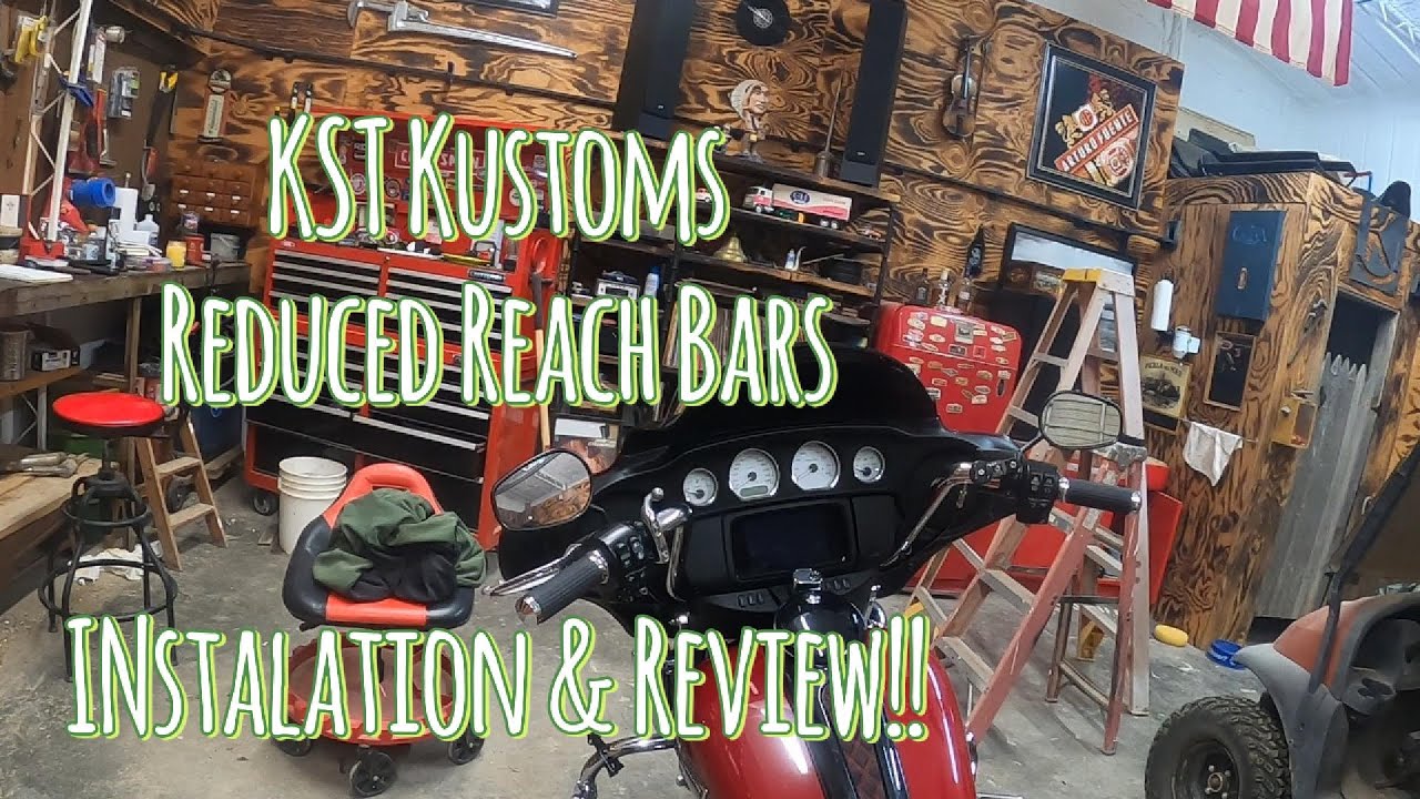 Installation & Review of KST Kustoms, Reduced Reach Handle Bars. - YouTube