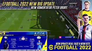 TERBARU!! EFOOTBALL 2022 NEW BEST UPDATE KOMENTATOR PETER DRURY.