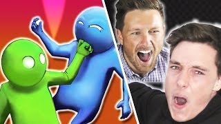 LEG WAX CHALLENGE - GANG BEASTS! (w/ Jarrad)