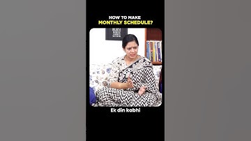 How to make a monthly schedule for UPSC Exam Preparation? #upsc #upscexam #upsc2025 #ias #ips