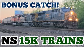 MEGA TRAINS, MEETS AND MORE! Train action featuring ex SP, NS, horn fails, fresh paint, BNSF & more!