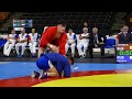 ORLOV (RUS) vs KUTSKO (BLR). World Cadets SAMBO Championships 2018