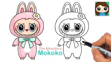 How to Draw Mokoko | The Monsters Labubu