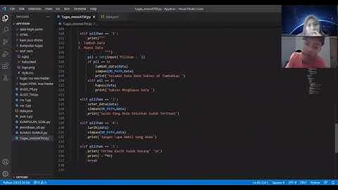 Tugas akhir matakuliah Algoritma dan Pemrograman 1