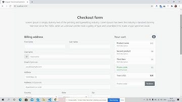 Angular 11 Responsive Custom Checkout form