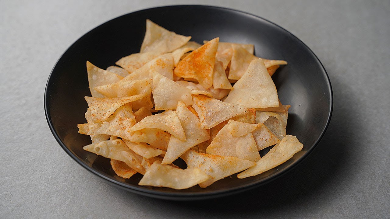 Crunchy Rice Flour Chips Recipe Homemade Chips Recipe Nachos Chips