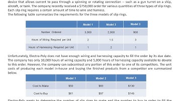 Operations Research/Operations Modeling and Analysis (Week 2 P2)