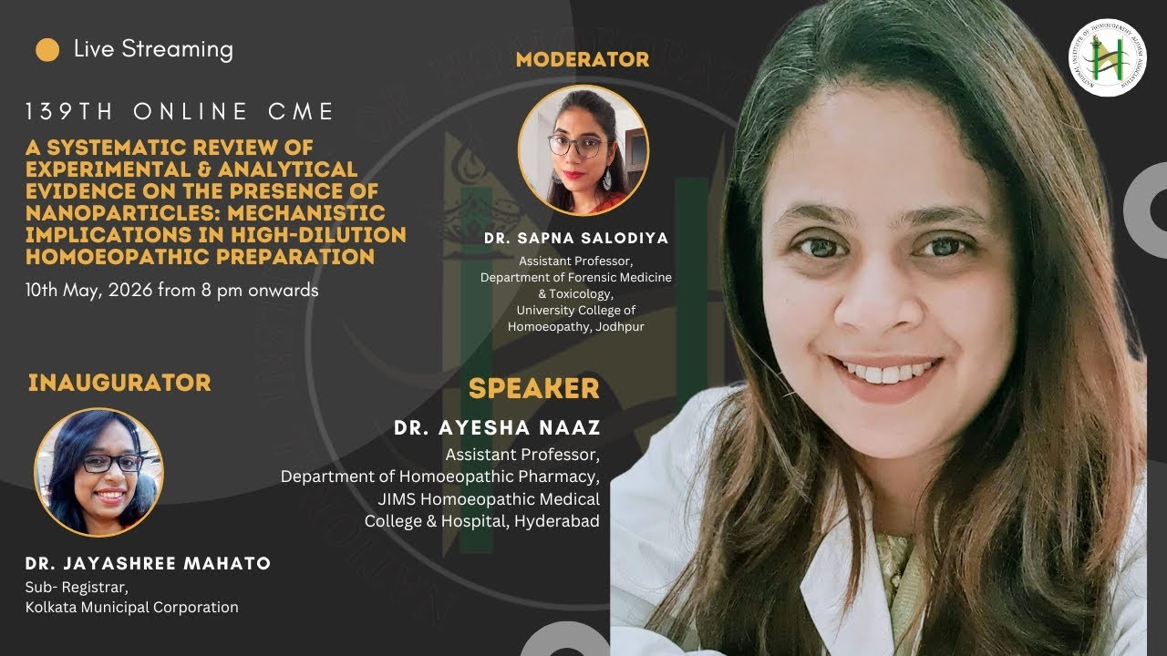 Ep. 139 | Online CME Sessions | A Systematic Review of Presence of Nanoparticles