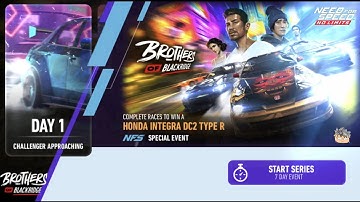 1995 Honda Integra DC2 Type R | Day 1 CHALLENGER APPROACHING | NFS No Limits: Brothers Of Blackridge