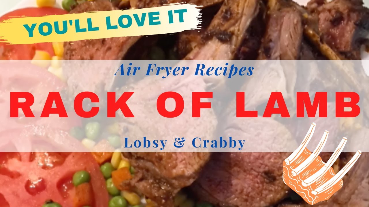 Air Fryer Rack of Lamb - Corrie Cooks