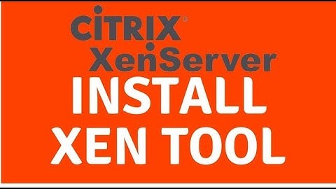 Installing Citrix® XenServer®