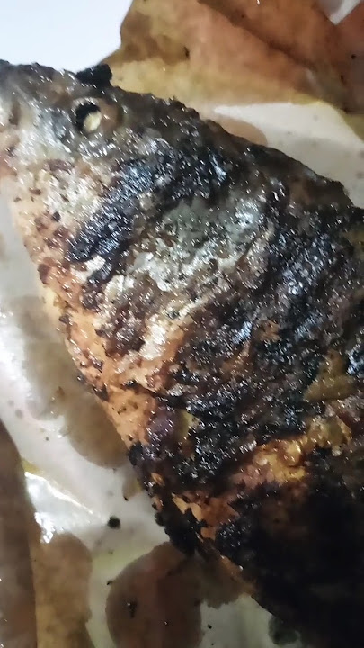 Menu makan malam ikan laut bakar #shorts