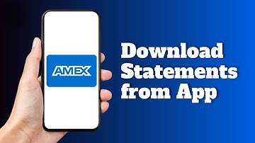 How to Download Amex Statement from App