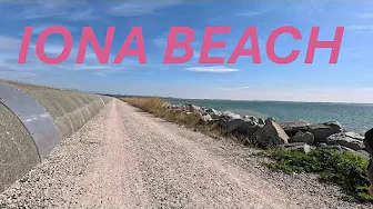 IONA BEACH JETTY PARK to FERGUSON ROAD - SPECIAL BIKE RIDE - RICHMOND BC CANADA - OCEAN scenery