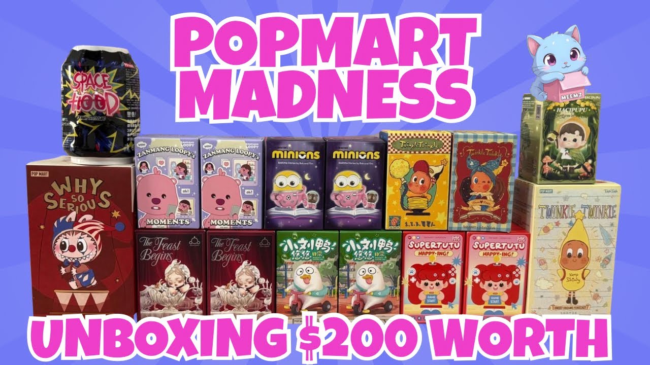 UNBOXING $200 WORTH OF POPMART