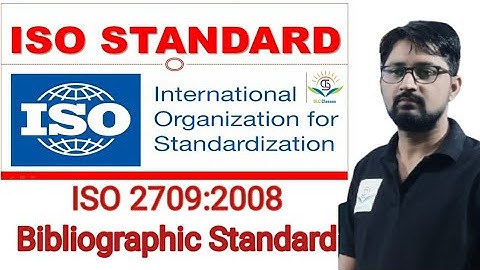 UGC NET/JRF |  ISO 2709:2008 | Standards of  Bibliographic Information interchange & communication