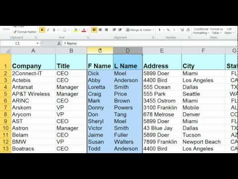 Video: Hoe skep jy 'n datatabel in Excel 2013?