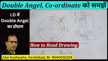 How to Read Engineering Drawings | Double Angle Calculation & CNC Programming Explained