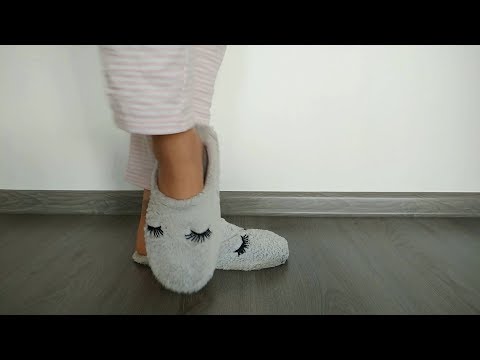 ASMR 👣 Soft Walking Calm And Slow 👣 Nylon Socks | Scratching