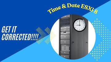 How To Change Date & Time on VMWare ESXi Host