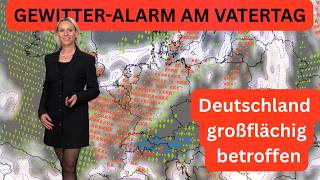 Tief „Fee“ entfacht jetzt die Gewitter-Walze über Deutschland – Wetterausnahmezustand am Vatertag