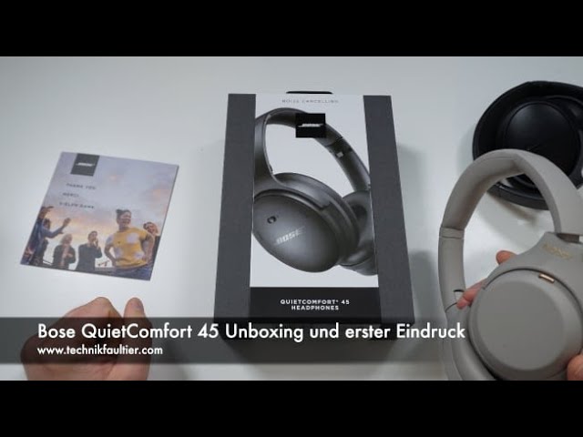 Bose QuietComfort® SE Headphones – Unboxing and Setup 