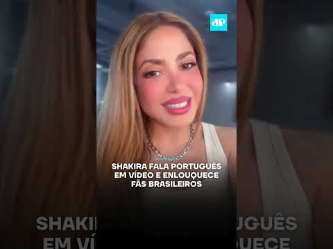 Shakira fala português em vídeo e enlouquece fãs brasileiros #shorts
