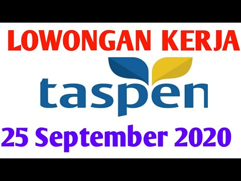 Rekrutmen PT taspen terbaru (Lowongan kerja)