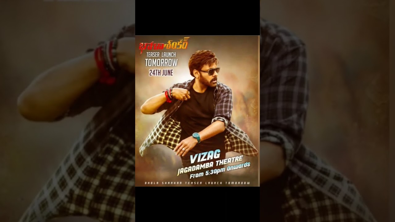 Shorts Alert: Bhola Shankar Movie Teaser to Blow Your Mind 🤯 