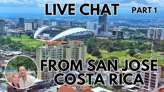 LIVE CHAT from San José Secrt Sabana Apartments - COSTA RICA | our NEW UNPLANNED ADVENUTRE
